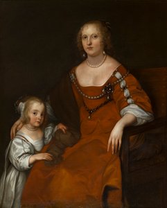 Portret van Margaret Howard, Gravin van Carlisle en Lady Diana Russell, later Lady Allington