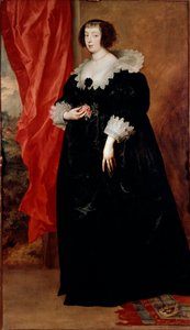 Portret van Margaretha van Lotharingen, hertogin van Orléans en Alençon door Anthony van Dyck