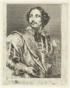 Portret van Paulus Pontius door Anthony van Dyck
