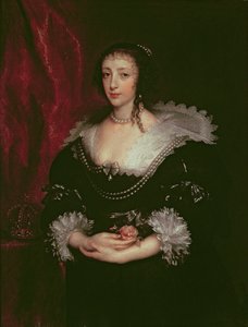 Koningin Henrietta Maria (1609-1669), koningin-gemalin van Charles I van Engeland, 1632