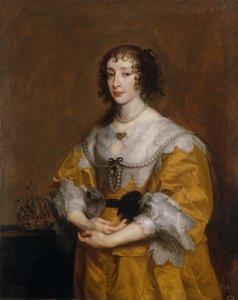 Koningin Henrietta Maria, 1636 door Anthony van Dyck