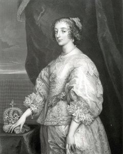 Koningin Henrietta Maria, 1851 door Anthony van Dyck