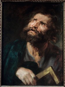 Sint Judas Weergave van de apostel Sint Judas Thaddeüs. Schilderij door Anton van Dyck (1599-1641)