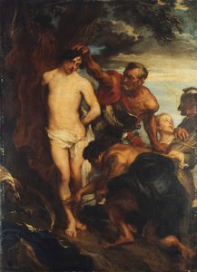 Sint Sebastiaan voorbereid op martelaarschap, c.1622 door Anthony van Dyck