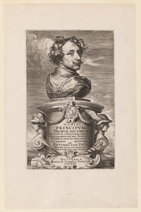 Zelfportret van Anthony van Dyck door Anthony van Dyck
