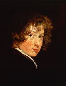 Zelfportret op zestienjarige leeftijd door Anthony van Dyck