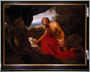 St. Hiëronymus, ongedateerd door Anthony van Dyck