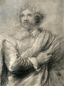 Studie voor het schilderij van de graveur, Peter De Jode de Jongere, 1913 door Anthony van Dyck