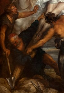 De verhoging van het kruis, voor 1631 door Anthony van Dyck