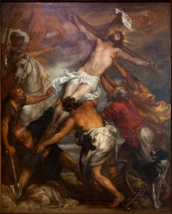 De Kruisverheffing, voor 1631 door Anthony van Dyck