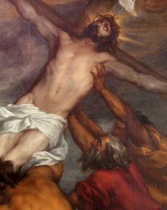 De Kruisverheffing, voor 1631 door Anthony van Dyck