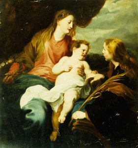 De Heilige Familie door Anthony van Dyck