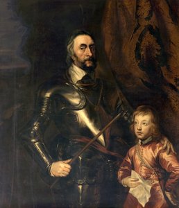 Thomas Howard, graaf van Arundel, en zijn zoon Lord Maltravers door Anthony van Dyck