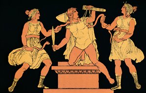 Orestes achtervolgd door Furiën, 1880