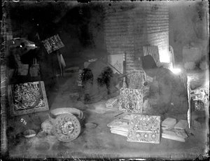 Tegelmakers in hun werkplaats, ca.1880-1930