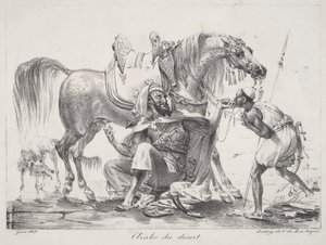 Woestijn Arabier door Antoine-Jean Gros