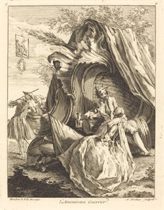 De verliefde krijger, 1736 door Antoine Aveline