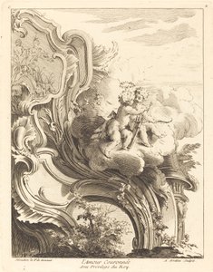 De gekroonde liefde door Antoine Aveline after Jean Mondon
