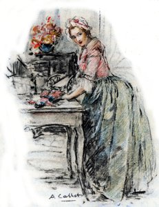 Portret van Charlotte door Antoine Calbet