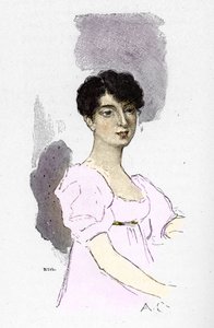 Portret van Louise Catherine Eleonore Denuelle door Antoine Calbet