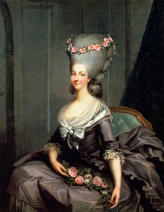 De Prinses Lamballe, eind 18e eeuw door Antoine Callet