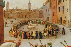 De executie van Sir Thomas More in 1535
