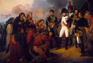 Keizer Napoleon I (1769-1821) voor Madrid: de Keizer ontvangt een deputatie van de stad, 3/12/1808 door Antoine Charles Horace Vernet