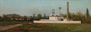 Industriële Plant, ca. 1865-1870 door Antoine Chintreuil