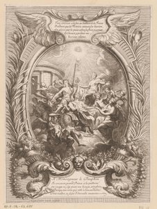 Allegorie op de roem van de Dauphin door Antoine Coypel