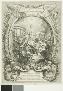 Allegorie van de Glorie van de Dauphin door Antoine Coypel