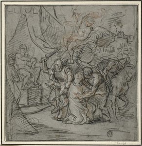 Martelaarschap van een heilige door Antoine Coypel