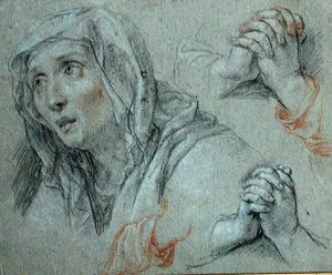 Studies voor de Figuur van de Maagd, ca. 1700