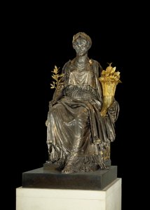 La Paix Zilver en bronzen beeldhouwwerk door Antoine Denis Chaudet (1763-1810) en Louis Jean Baptiste Cheret (1760-1832) uit de Salon de la Paix in het Palais des Tuileries door Antoine Denis Chaudet