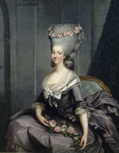 Portret van de prinses van Lamballe door Antoine François Callet