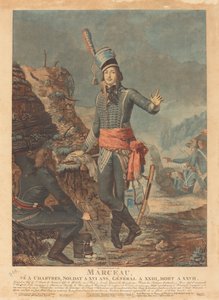 Generaal François Séverin Desgraviers Marceau door Antoine François Sergent