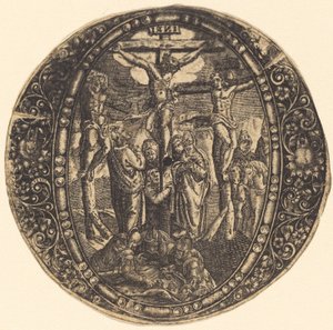 De Kruisiging door Antoine Jacquard