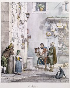 De pijpers, door Antoine-Jean-Baptiste Thomas (1791-1833). 19e eeuw.