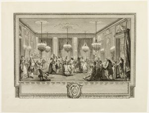 Bal Paré (Het Juwelenbal) door Antoine Jean Duclos