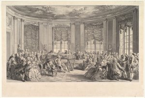 Het concert door Antoine Jean Duclos