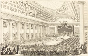 De opening van de Staten-Generaal in Versailles, 5 maart 1789