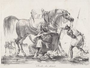 Woestijn Arabier door Antoine Jean Gros