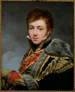 Frans: Portrait du comte Honoré de La Riboisière (1788-1868) door Antoine Jean Gros