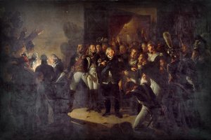 Lodewijk XVIII verliet de Tuilerieën in de nacht van 20 maart 1815