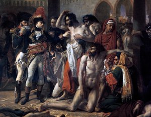 Napoleon Bonaparte Bezoekt de Pestlijders van Jaffa, 11 maart 1799, 1804