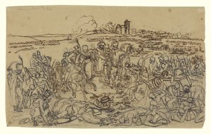 Napoleon op het slagveld van Eylau