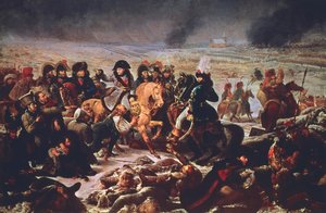 Napoleon op het slagveld van de Slag bij Eylau