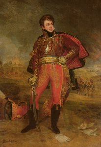 Portret van generaal Francois Fournier-Sarvoleze (1773-1827) 1812 door Antoine Jean Gros