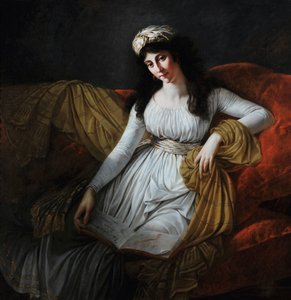 Portret van Madame Fravega door Antoine Jean Gros