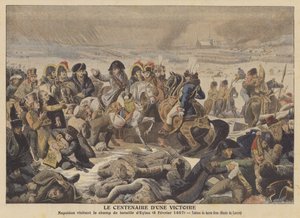 Napoleon op het slagveld van Eylau (8 februari 1807)