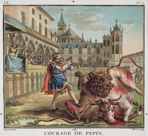 De Moed van Pepijn, gegraveerd door Jean Baptiste Morret 1789 door Antoine Louis Francois (after) Sergent Marceau